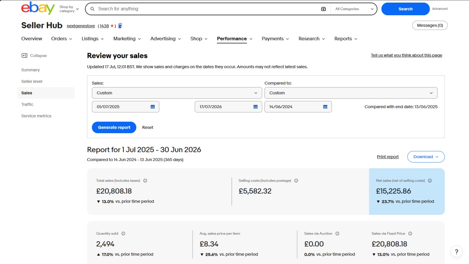 NextGenEStore screenshot